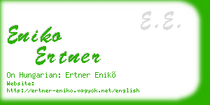 eniko ertner business card